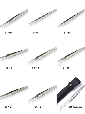 Antistatische Vetus Lash Tweezers Hand Tools Scissor Augenbrauen-Pinzette ESD