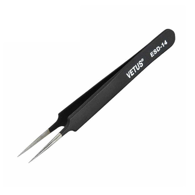 Wegwerf-Vetus Lash Tweezers Medical Slant Tipp Edelstahl ESD