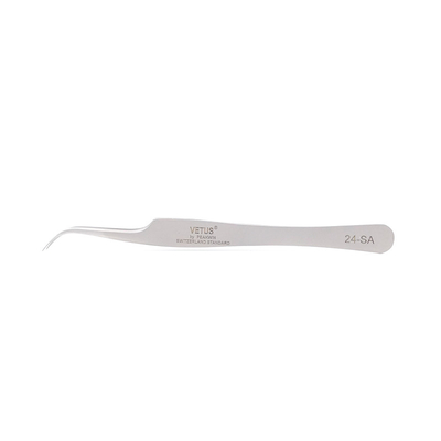 Paar-Wimper-Erweiterung LashArt gerade Vetus Lash Tweezers Curved Fine Point