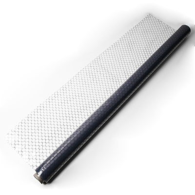 Schwarze ESD-Gitter-Vorhang-Vinylbienenwabe Mesh Transparent Cleanroom Sheet Film