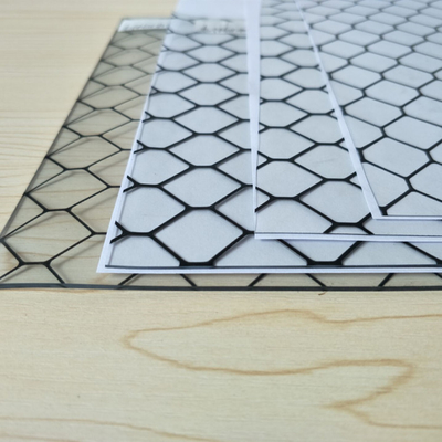Esd-Gitter-Vorhang-Film-klares Abschirmungsblockierendes Fach PVC-Blatt