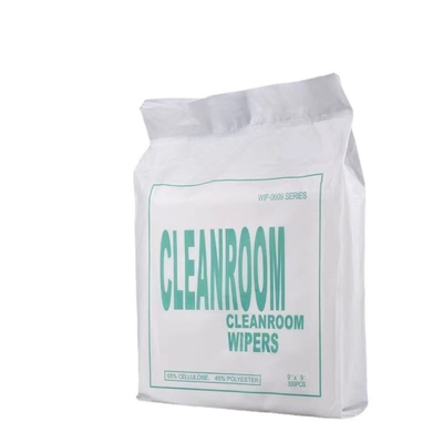Doppelschicht-Mittel fusselfreies Cleanroom-Wischerpolyester 100%