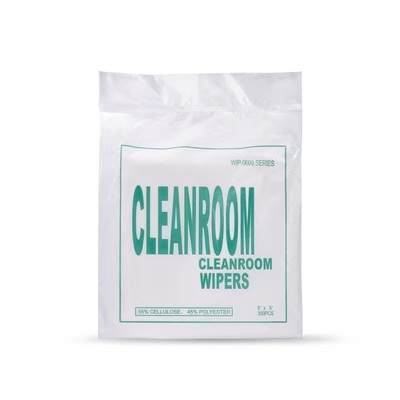 Doppelschicht-Mittel fusselfreies Cleanroom-Wischerpolyester 100%