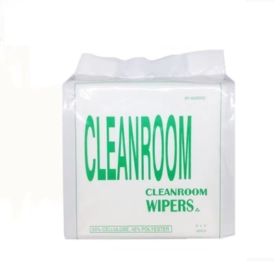 Weißer Laser-Cleanroom-Polyester-Wischer für Schirm Maxclean Microfiber