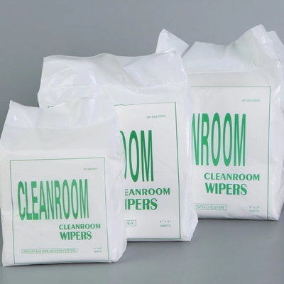 Weißer Laser-Cleanroom-Polyester-Wischer für Schirm Maxclean Microfiber
