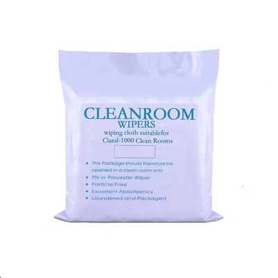 Elektronische fusselfreier Laser versiegelte der Cleanroom-Wischer-9x9 100 Polyester 100%