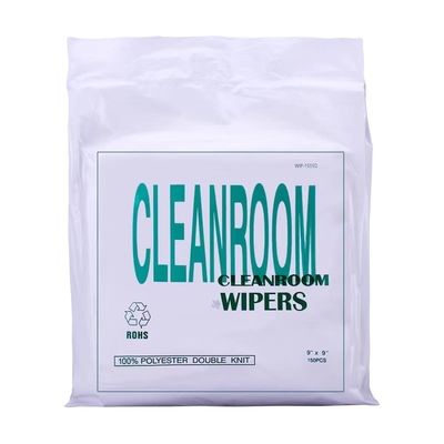 Elektronische fusselfreier Laser versiegelte der Cleanroom-Wischer-9x9 100 Polyester 100%