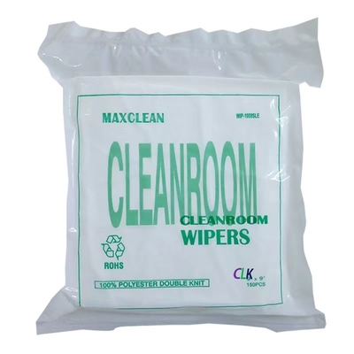 Elektronische fusselfreier Laser versiegelte der Cleanroom-Wischer-9x9 100 Polyester 100%