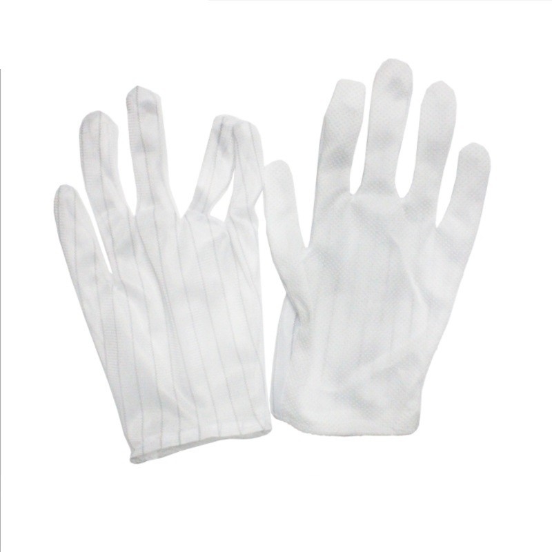 Esd-statische schwarze AntipU Nylon-Handschuhe PUs leichte beschichtete Sicherungsarbeiten-Handschuhe