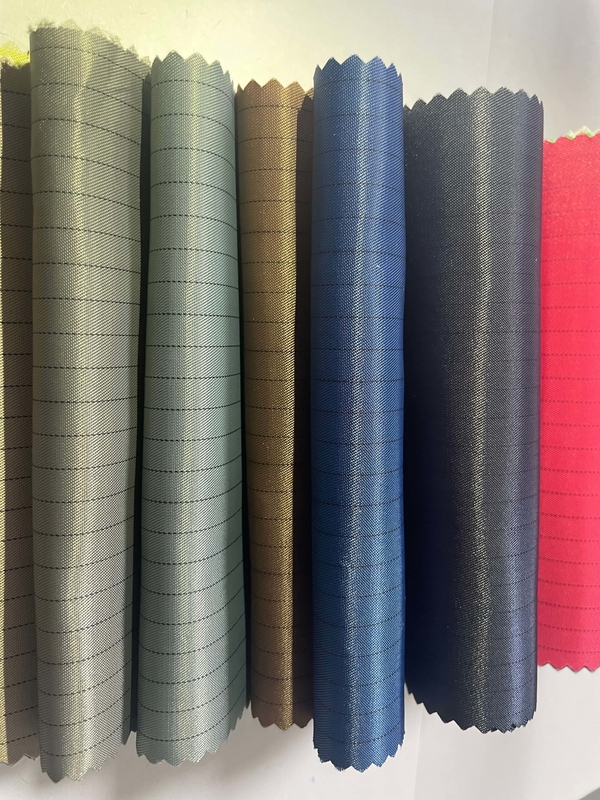 5 mm Streifen-ESD-Gewebe, Reinraum-Antistatik-freies Polyester-ESD-Sicherheits-Antistatik-Gewebe