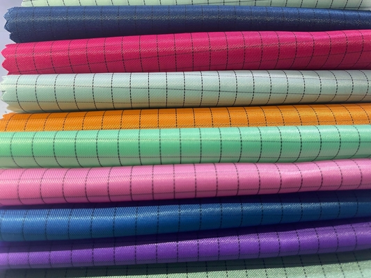 Statische Cleanroom-antistatische Antiarbeitskleidungs-Funktionsgewebe ESD-Gewebe-Twill-Gewebe TC 65/35