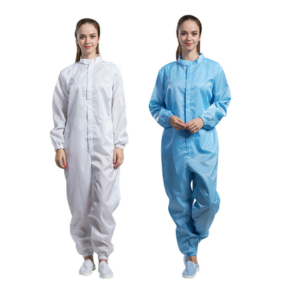 Mit Kapuze Reinraum-statisches Kleider-Antipolyester staubfreie ESD-Arbeitskleidung